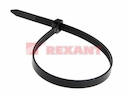 Стяжкa нейлоновая 450 x 7,6 мм, черная (упак. 100 шт)  REXANT