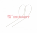 Стяжкa нейлоновая многоразовая 150 x 3,5 мм, белая (упак. 100 шт)  REXANT