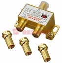 ДЕЛИТЕЛЬ (05-6101-1) ТВ   2 + 3  шт.F   "BOX"    "GOLD"   REXANT