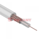 Кабель 2C-2V, MicroCoaxial+Cu, (72%), 75 Ом, 200м., белый  REXANT