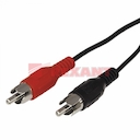 Шнур 2 RCA - 2 RCA, длина  3 метра,  черный  REXANT