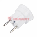 Адаптер сетевой «Стакан» с бортами 220 В 6 А REXANT