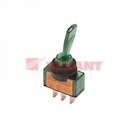 Тумблер 12V 20А (3c) ON-OFF однополюсный  с зеленой подсветкой  (ASW-13D)  REXANT