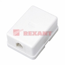 Розетка телефонная 1х6Р-4С REXANT  1шт. (zip lock + хэддер)