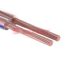 Кaбель акустический 2х0,25 мм², прозрачный BLUELINE, (бухта 100м)  REXANT