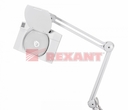 Лупа на струбцине квадратная 5D с подсветкой 108LED, белая (8069) REXANT