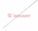Термоусадка   1,5 / 0,75 мм, белая (упак. 50 шт. по 1 м)  REXANT