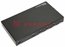 Делитель гнездо HDMI на 4 гнезда HDMI, металл  REXANT