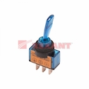 Тумблер 12V 20А (3c) ON-OFF однополюсный  с синей подсветкой  (ASW-13D)  REXANT