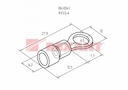 НАКОНЕЧНИК КОЛЬЦЕВОЙ изолированный (НКИ  ø6.5мм)  2.5-4мм²  (RV3.5-6)  REXANT