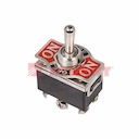 Тумблер 250V 15А (6c) ON-OFF-(ON) двухполюсный  (KN-213)  REXANT