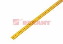 Термоусадка   8,0 / 4,0 мм, желтая (упак. 50 шт. по 1 м)  REXANT