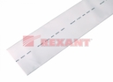 Термоусадка  50,0 / 25,0 мм, белая (упак. 10 шт. по 1 м)  REXANT