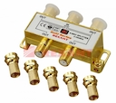 ДЕЛИТЕЛЬ (05-6103-1) ТВ 4 + 5  шт.F   "BOX"    "GOLD"   REXANT
