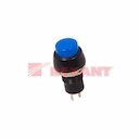 Выключатель-кнопка  250V 1А (2с) ON-OFF  синяя  Micro (PBS-20А)  REXANT