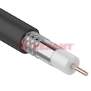 Кабель RG-6U (75 Ом), CCS/Al/Al (1,02/Al/48*0,12мм) 64%, (бухта 100м), черный (OUTDOOR)  REXANT