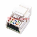 Гнездо вставка RJ-45 (Keystone Jack)  CAT5e, Тип1 (XJY-NE-44 WHITE)  REXANT