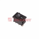 Выключатель клавишный 250V 6А (3с) (ON)-ON черный  Б/Фикс  Mini  (RWB-202, SC-768)  REXANT