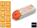 Relco Электронный трансформатор 220/12V 10-60 Вт защ от перенапр, КЗ возм рег