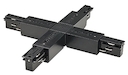 EUTRAC®, X-коннектор электрический для двух контуров с разъемом подвода питания, черный