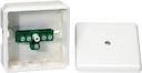 СОЕД. КОРОБКА IP65 87Х87Х40 С КОЛОДКОЙ 5*440V 10 САЛЬН.