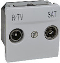 РОЗЕТКА R-TV/SAT ОДИНОЧНАЯ БЕЛ