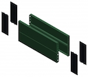 4 БОКОВЫЕ ПАНЕЛИ ЦОКОЛЯ 400x200