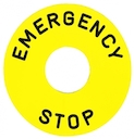 МАРКИРОВКА ARRET D'URGENCE ZB2BY9130