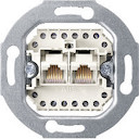 МЕХАНИЗМ RJ45 Х2 8/8 КАТЕГОРИЯ 3