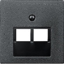 ЦЕНТР.ПЛАТА Д/МЕХ-МОВ RJ45 Х2, АНТРАЦИТ