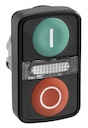 ГОЛОВКА КНОПКИ ДВОЙНАЯ С МАРКИРОВК + LED ZB4BW7A37417
