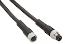 Шина ТМ7, прямой M12-B 4pin, Female-без разъема, 10м