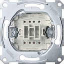 Переключатель одноклавишный System M QuickFlex (10 А, с возм. подсветки, механизм, с/у)