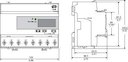 Счетчик 3-ф актив. iEM3210, 1 тариф, имп. выход, кл. точн. 0.5S, транс. вкл.