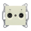 SEDNA TV/R РОЗЕТКА оконечная, 1dB, БЕЖЕВЫЙ