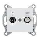 SEDNA TV/SAT РОЗЕТКА проходная, 4dB, БЕЛЫЙ