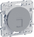 ODACE РОЗЕТКА RJ45 infraplus, неэкранированный кабель, кат. 5е, АЛЮМИНИЙ