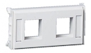 CYB-DP-ПЛАТА ДЛЯ 2XRJ45 KEYSTONE БЕЛАЯ