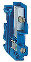 Terminal block, neutral conductor, 10mm2 screw, blue