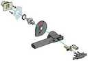 Rotary handle right side GS1, 630&hellip;1250A, black handle