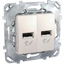 Заряд. уст-во USB 2.0, беж