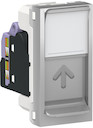 UNICA MODULAR розетка компьютерная, RJ45, одиночная, кат.6 STP,1 модуль,алюминий