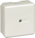 КОРОБКА СОЕД.IP65 87Х87Х40 10 САЛЬНИКОВ БЕЛАЯ RAL9003