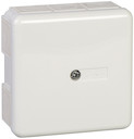 КОРОБКА СОЕД.IP65 87Х87Х40+КОЛОДКА 5*440 БЕЛАЯ RAL9003
