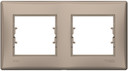 Sedna РАМКА х2 горизонтальная IP44, ТИТАН
