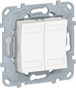 UNICA NEW KNX 4-кнопочный выключатель, БЕЛЫЙ
