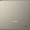 MERTEN D-Life КЛАВИША с линзой для LED модуля, сим. звонок, НИКЕЛЬ