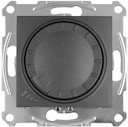 SEDNA LED СВЕТОРЕГУЛЯТОР повор-наж., прхдн, универс., 4-400Вт, ГРАФИТ