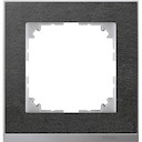 MERTEN M-Pure Decor РАМКА 1 пост, СЛАНЕЦ/АЛЮМИНИЙ, SM