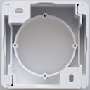 Коробка для наружного монтажа Glossa (горизонтальная, белая)